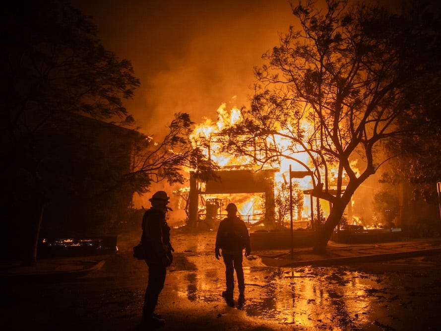 Untamed wildfires are tearing through LA, torching homes and displacing thousands